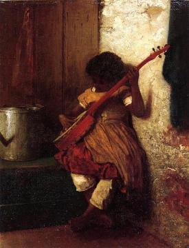 Musical Instinct Artwork by Eastman Johnson