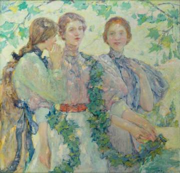 The Trio Artwork by Robert Lewis Reid
