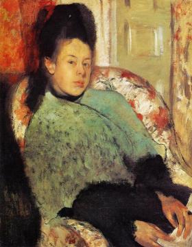 Elena Carafa Artwork by Edgar Degas