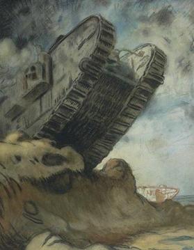 A Tank Artwork by Sir William Orpen