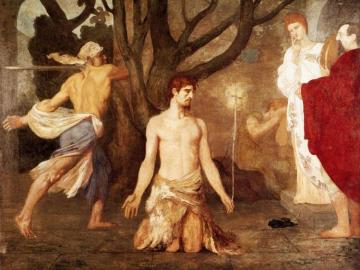The Beheading of St. John the Baptist Artwork by Pierre Puvis de Chavannes