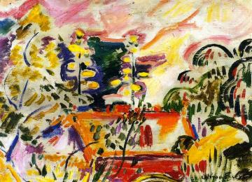 Landscape at La Ciotat Artwork by Emile-othon Friesz