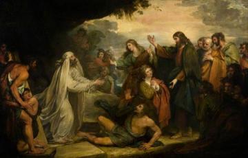 The Raising Of Lazarus Artwork by Benjamin West