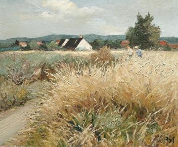 Fields Of Wheat Artwork by Marcel Dyf