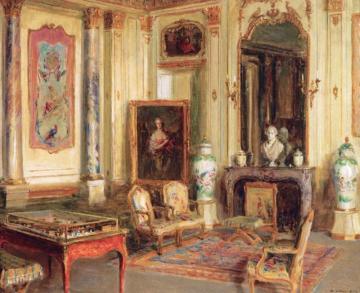 Salon In The Musée Jacauemart-andré Artwork by Walter Gay