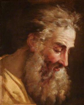 Study Of The Head Of An Old Bearded Man Artwork by Joseph Marie Vien