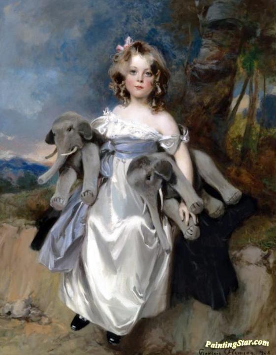 Portrait Of Mademoiselle Herpin Artwork by Francois Flameng