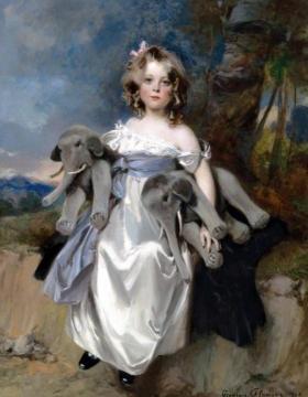 Portrait Of Mademoiselle Herpin Artwork by Francois Flameng