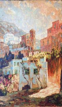 Italian City View Artwork by Konstantin Gorbatov