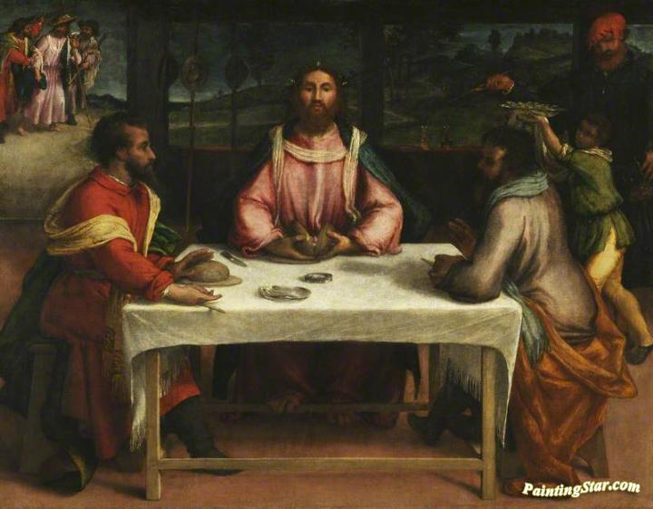 The Supper at Emmaus Artwork by Lorenzo Lotto