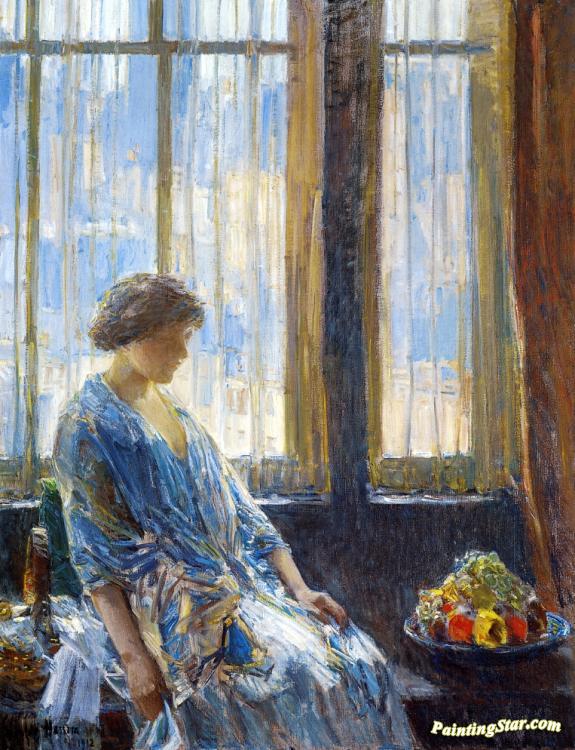 The New York Window Artwork by Frederick Childe Hassam