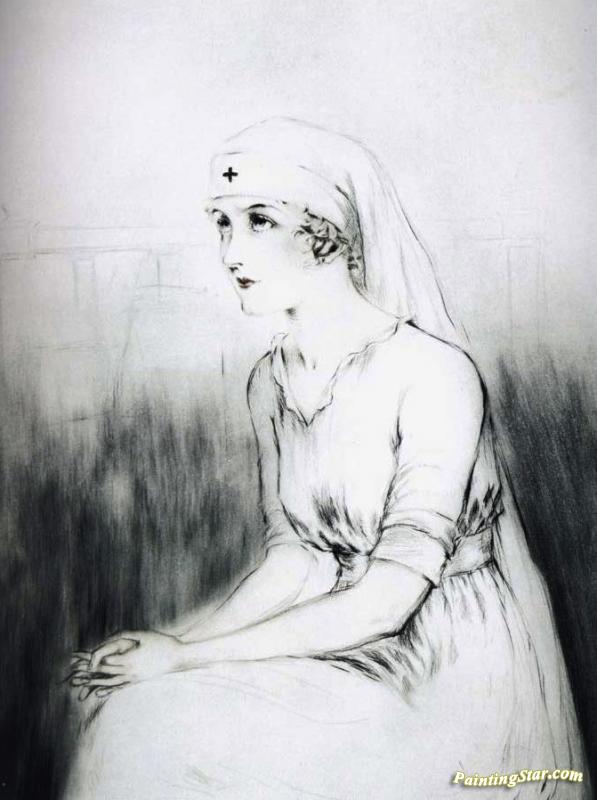 Nurse Artwork by Louis Icart
