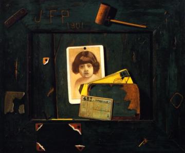 Portrait Of The Artist's Daughter Artwork by John Frederick Peto