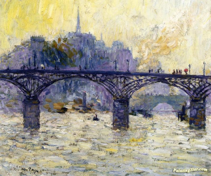 Paris, Le Pont Des Arts Artwork by Kees Van Dongen