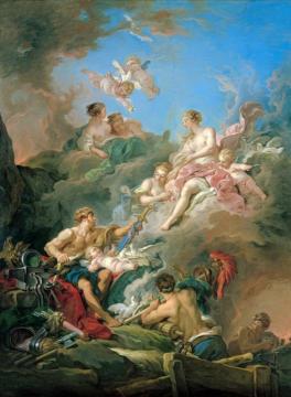 Venus At Vulcan's Forge Artwork by Francois Boucher