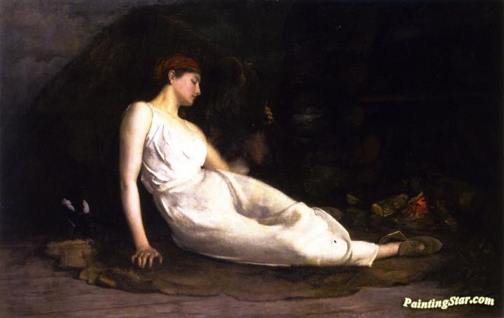 Miggles Artwork by George de Forest Brush