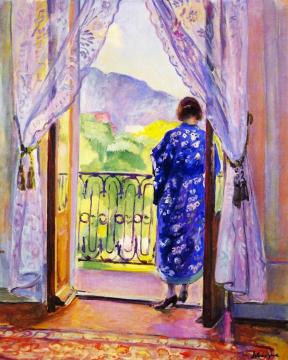 The Blue Robe Artwork by Henri Lebasque