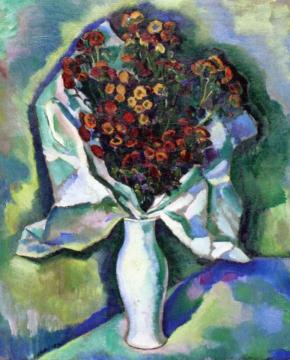 Chrysanthemums Artwork by Charles Sheeler