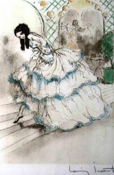 Stepping Up Artwork by Louis Icart