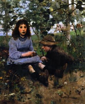 A Daydream Artwork by Edward Arthur Walton