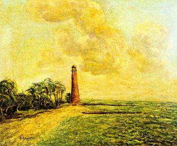 The LIghthouse Artwork by Ernest Lawson