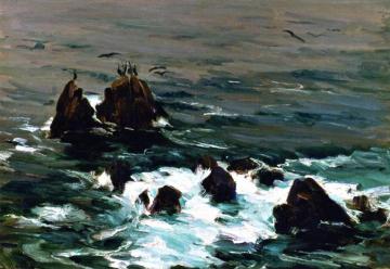 On the Coast of Monterey Artwork by Jean Mannheim