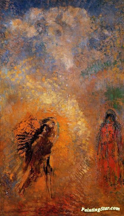 The Apparition Artwork by Odilon Redon