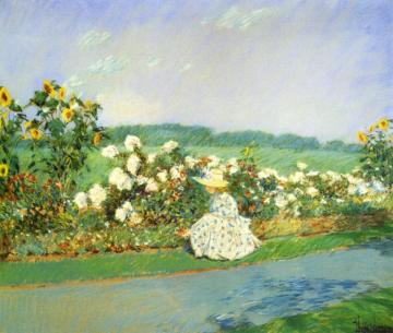 Summertime Artwork by Frederick Childe Hassam