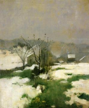 An Early Winter Artwork by John Twachtman