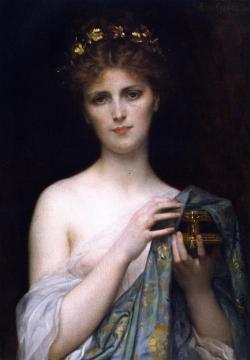 Christina Nilsson As Pandora Artwork by Alexandre Cabanel