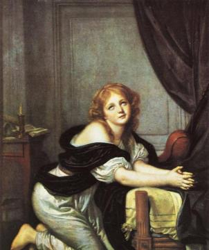 Morning Prayer Artwork by Jean-Baptiste Greuze