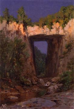 Natural Bridge Artwork by Jervis McEntee
