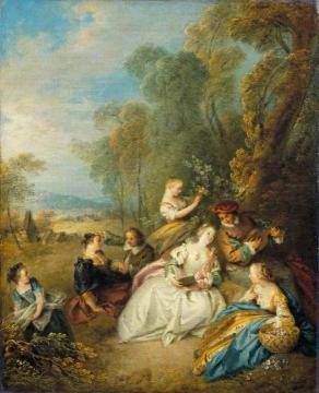 A Concert Artwork by Jean Baptiste Pater