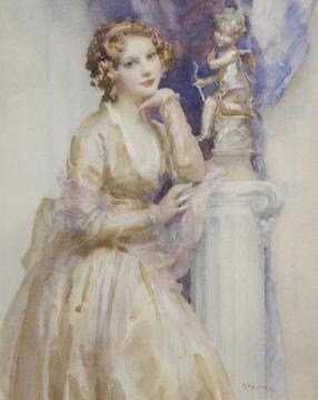 Portrait of a Young Lady Artwork by Walter Ernest Webster