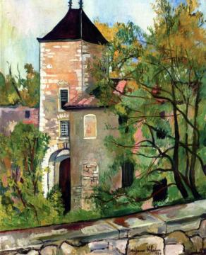 The Tower Of Chateau De Saint-bernard Artwork by Suzanne Valadon