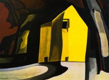 Black by Gold Artwork by Oscar Bluemner