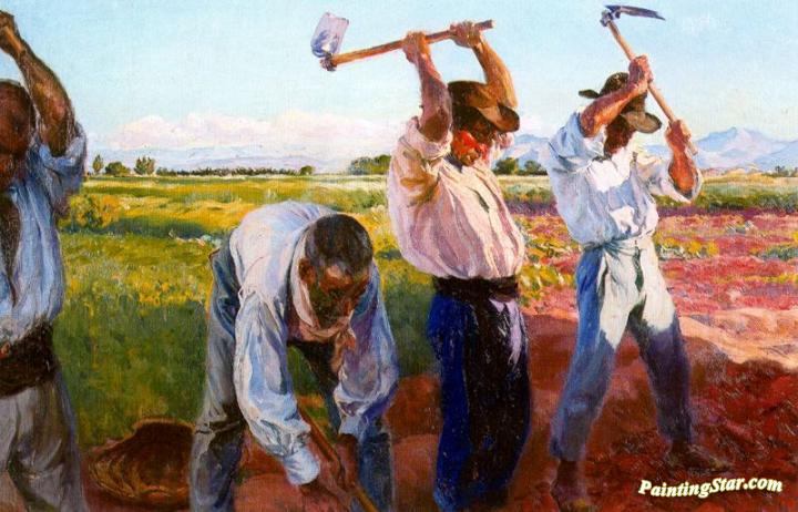 Trabajadores Artwork by Jose Mongrell Torrent