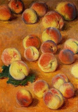 Peaches Artwork by Claude Oscar Monet