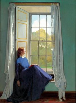 The Window Seat Artwork by Sir William Orpen