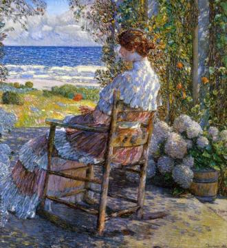 The Sea Artwork by Frederick Childe Hassam