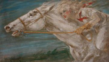 Pur-sang Artwork by Louis Icart