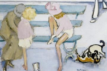 Children By The Sea Artwork by Kees Van Dongen