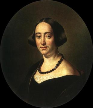 Elizaveta Mazurina Artwork by Vasily Tropinin