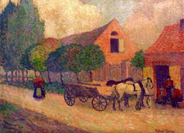 The Smithy, Szeliwy, No. 2 Artwork by Robert Bevan