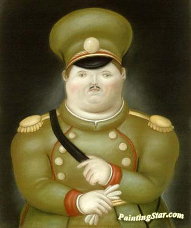 Capitán Artwork by Fernando Botero