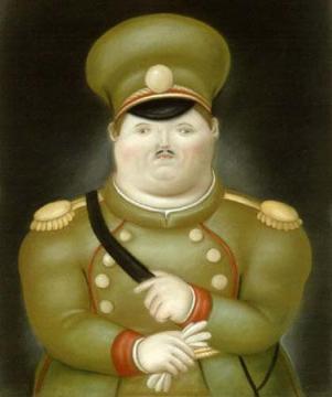 Capitán Artwork by Fernando Botero