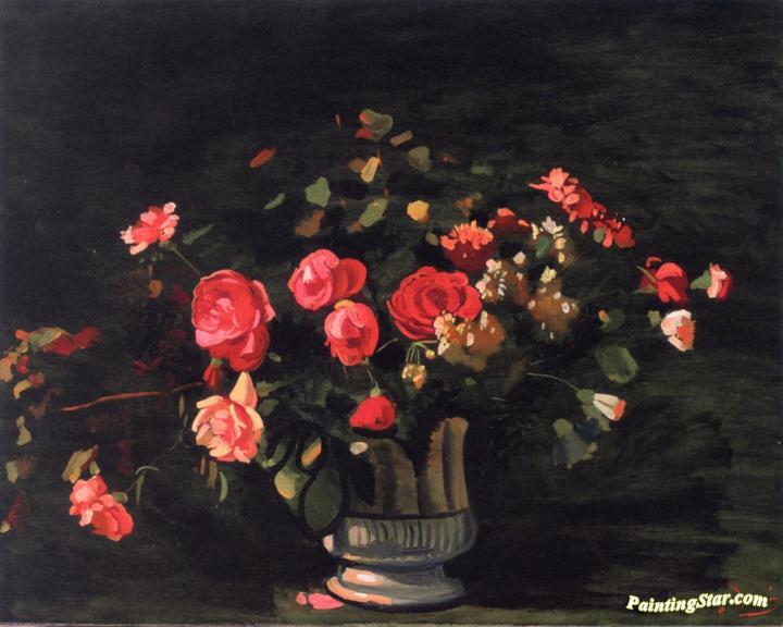 Vase Of Flowers Artwork by Andre Derain