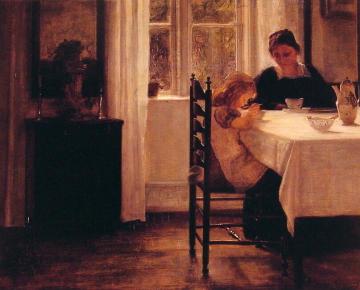 Breakfast Time Artwork by Carl Vilhelm Holsoe