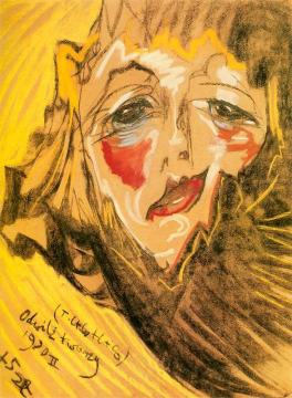 Portrait of Nena Stachurska Artwork by Stanislaw Ignacy Witkiewicz