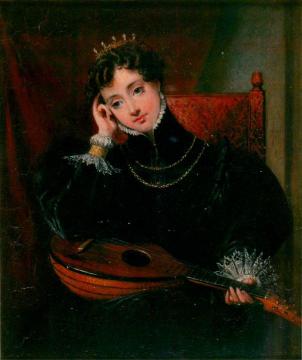 Amy Robsart Artwork by Charles Robert Leslie